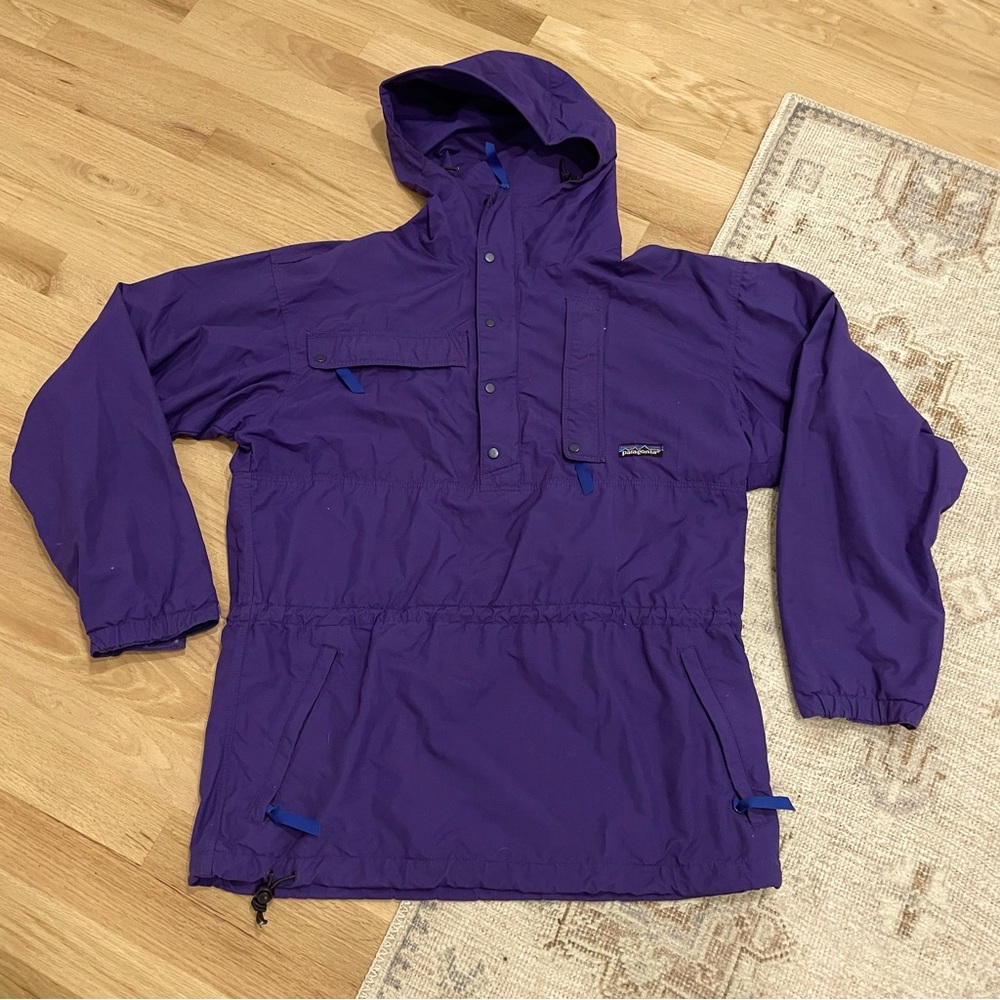 Vintage 90s Patagonia Pullover Parka Jacket STY 10132 FL Purple Size S